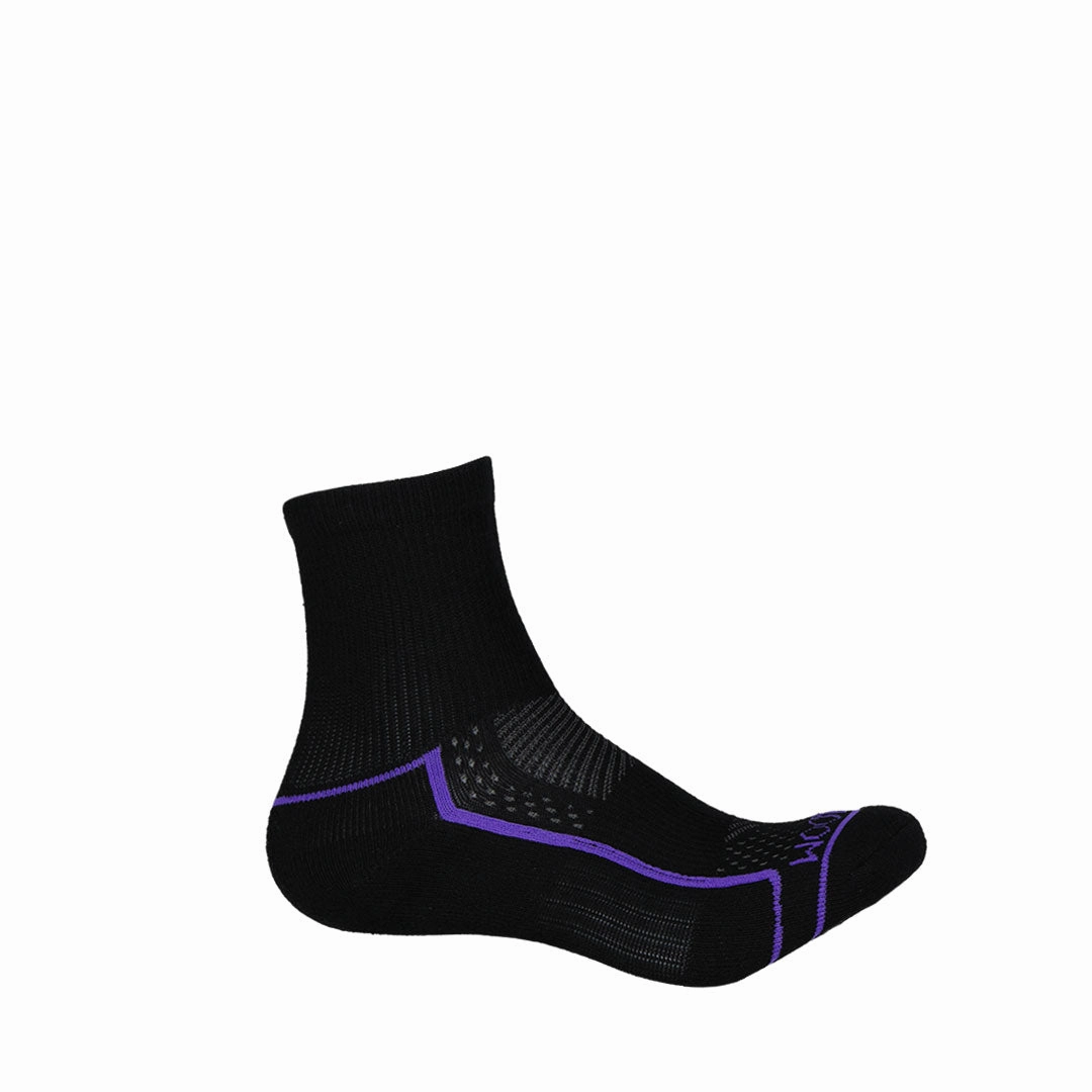 Fruit Of The Loom - Women's 5 Pack Crew Sock (FRW10571M5MQC02-BLK)