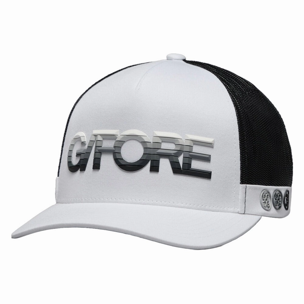 Gfore 3D Ombre G/Fore Cotton Twill Trucker Golf Cap Snow - SP25 Men