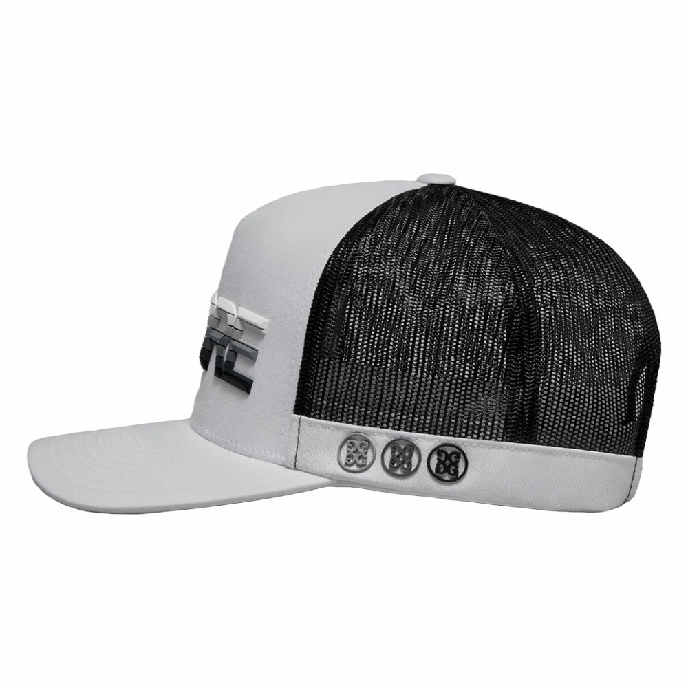Gfore 3D Ombre G/Fore Cotton Twill Trucker Golf Cap Snow - SP25 Men