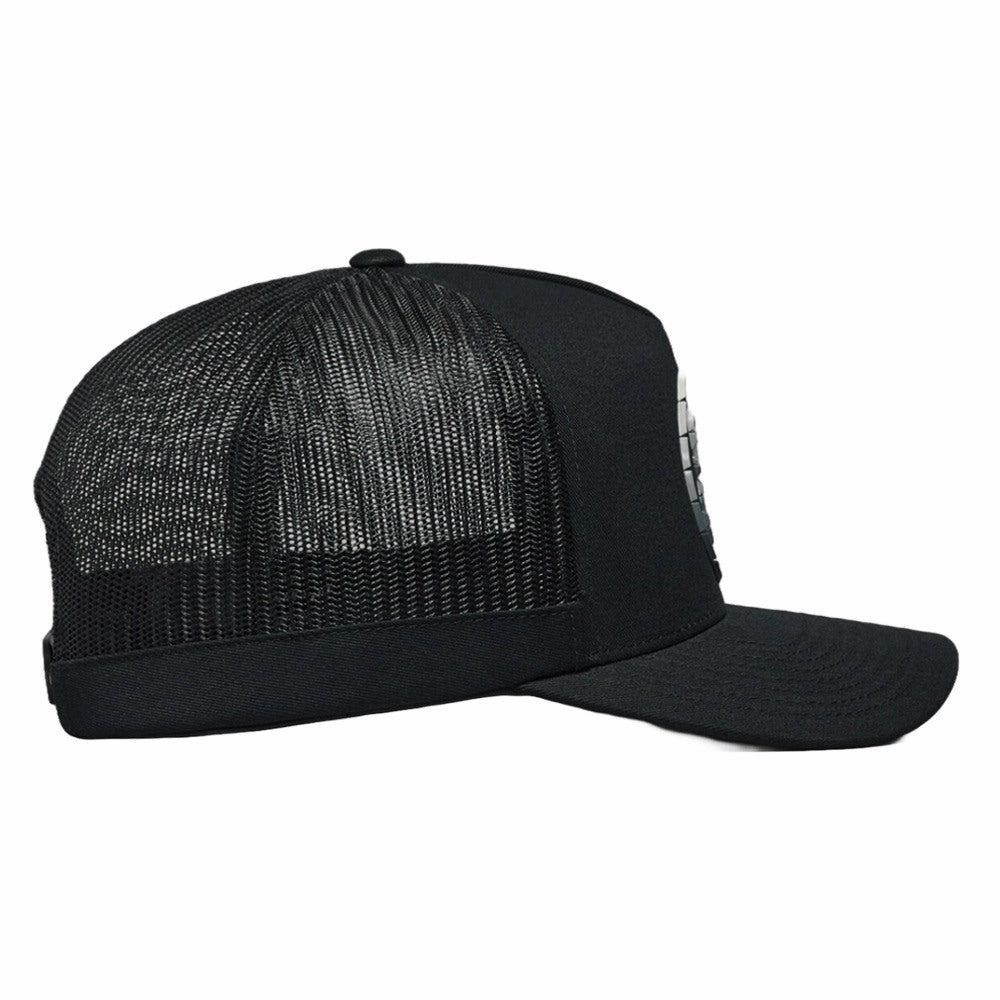 Gfore Gradient Circle G's Cotton Twill Trucker Golf Cap Onyx - SP25 Men