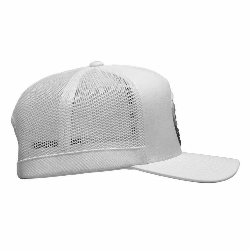 Gfore Gradient Circle G's Cotton Twill Trucker Golf Cap Snow - SP25 Men