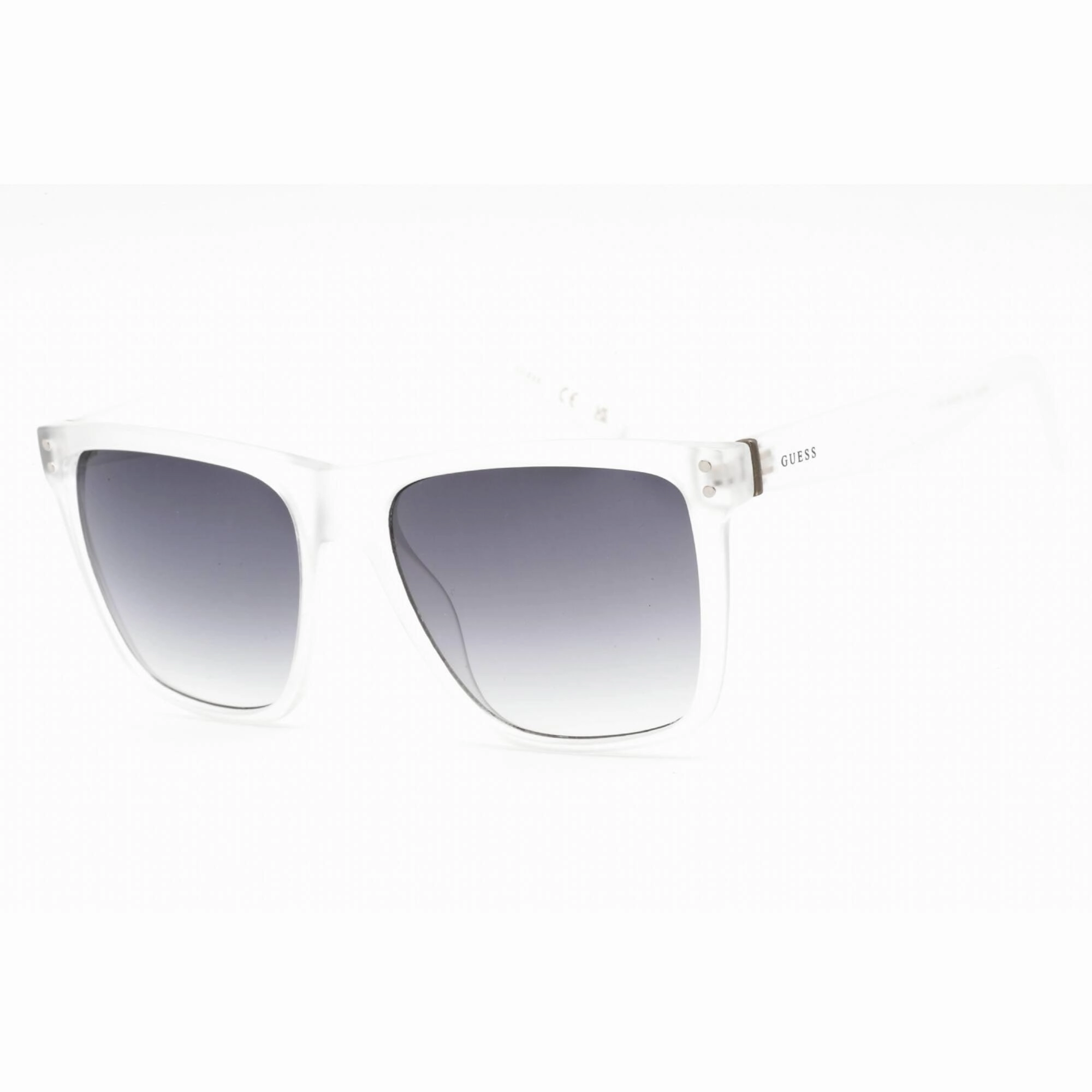 Guess Factory Men's Sunglasses - Black Aviator Plastic Frame Smoke Lens | GF0235 27C