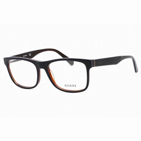 Guess Men's Eyeglasses - Clear Demo Lens Matte Blue Plastic Square Frame | GU1943 91