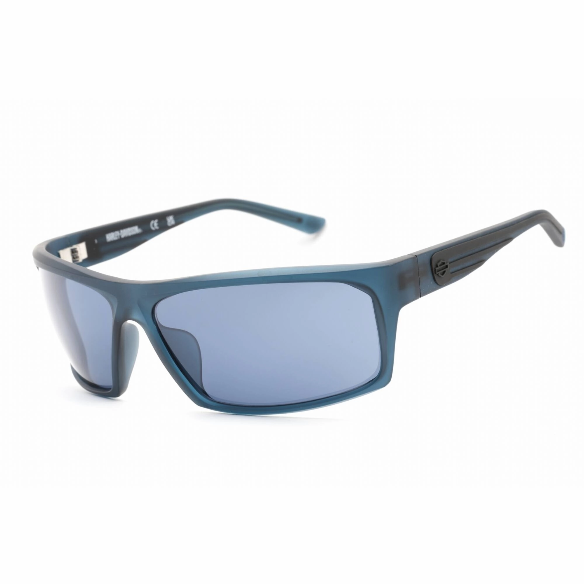 Harley Davidson Men's Sunglasses - Matte Blue Rectangular Full Rim Frame | HD0951X 91X