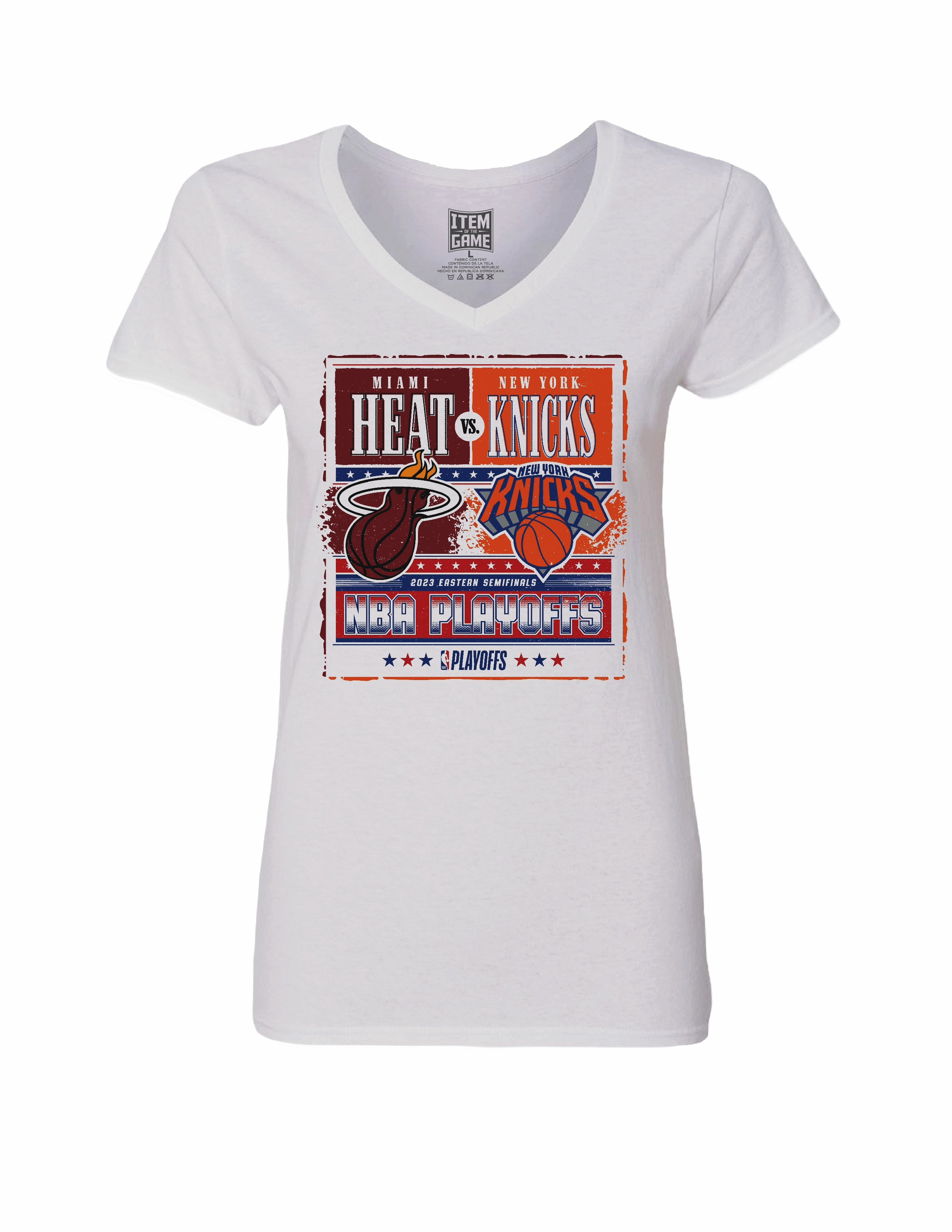 HEAT Vs Knicks White Hot Matchup Women's Tee