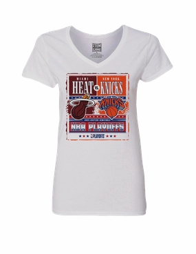 HEAT Vs Knicks White Hot Matchup Women's Tee