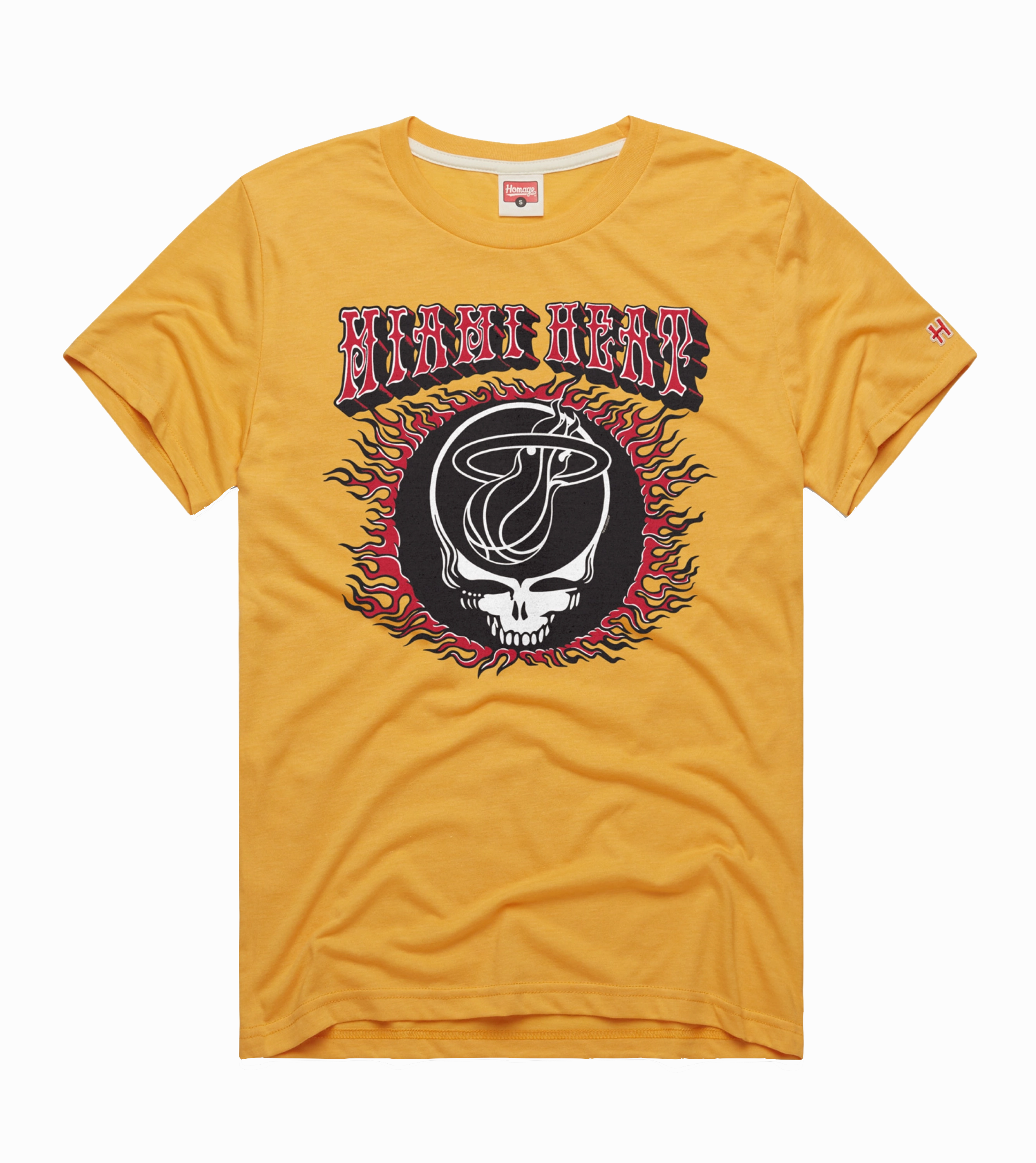 Homage Miami HEAT Grateful Dead Skull Tee