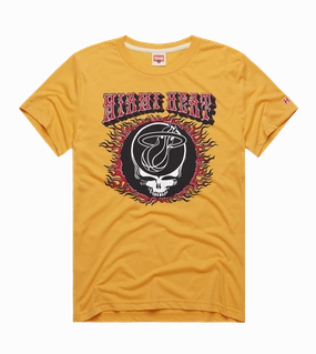 Homage Miami HEAT Grateful Dead Skull Tee
