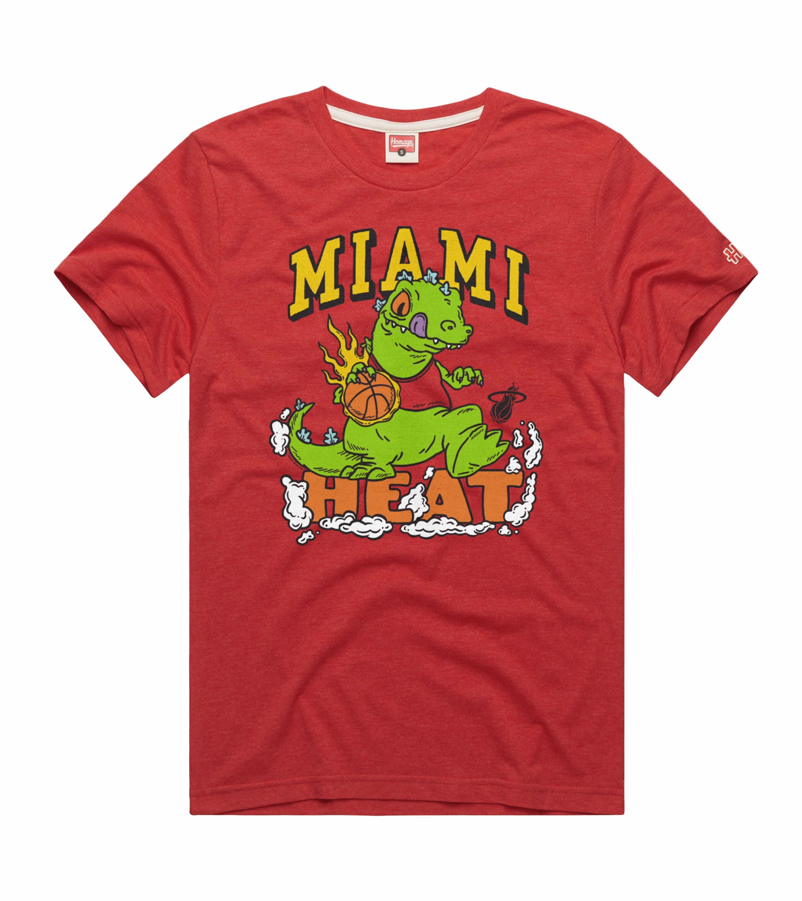Homage Miami HEAT Rugrats Reptar Tee