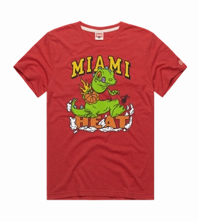 Homage Miami HEAT Rugrats Reptar Tee
