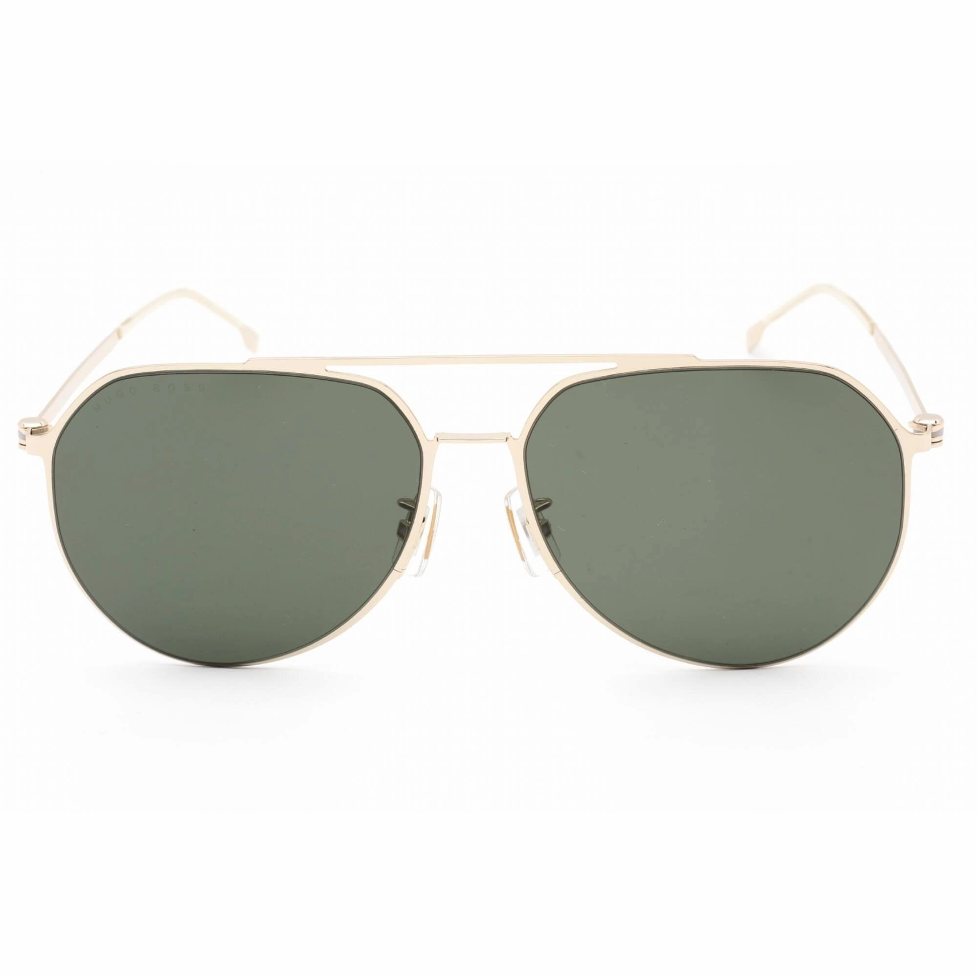 Hugo Boss Men's Sunglasses - Full Rim Gold Rectangular Frame | 1404/F/SK 0J5G QT