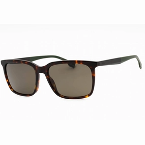 Hugo Boss Men's Sunglasses - Havana Green Plastic Square Frame | BOSS 1579/S 0PHW 2K