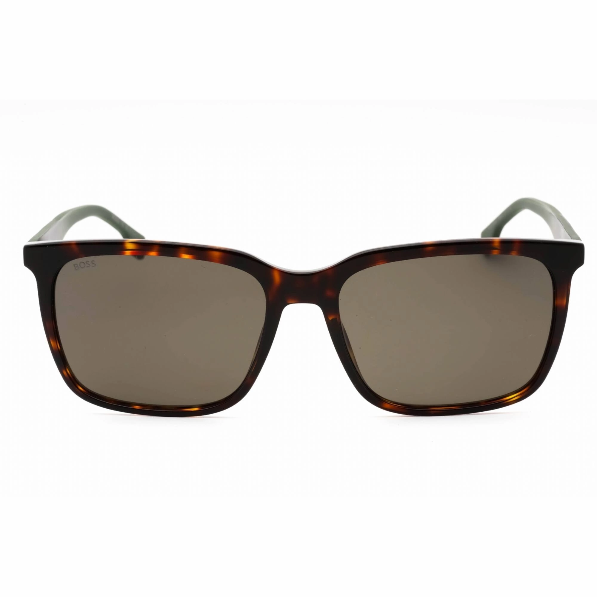 Hugo Boss Men's Sunglasses - Havana Green Plastic Square Frame | BOSS 1579/S 0PHW 2K