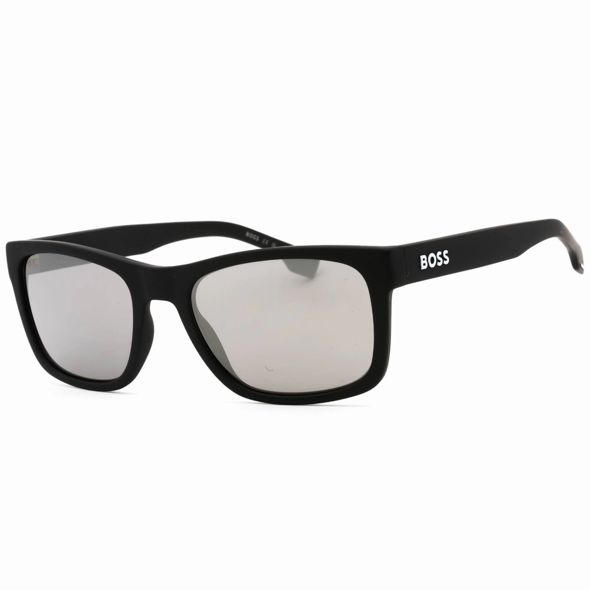 Hugo Boss Men's Sunglasses - Matte Black Plastic Full Rim Frame | BOSS 1569/S 0003 T4