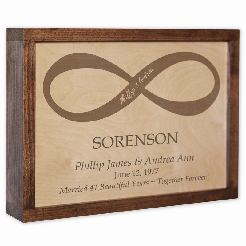 Infinity Companions Wall Mounted Wood Companion Urn Plaque