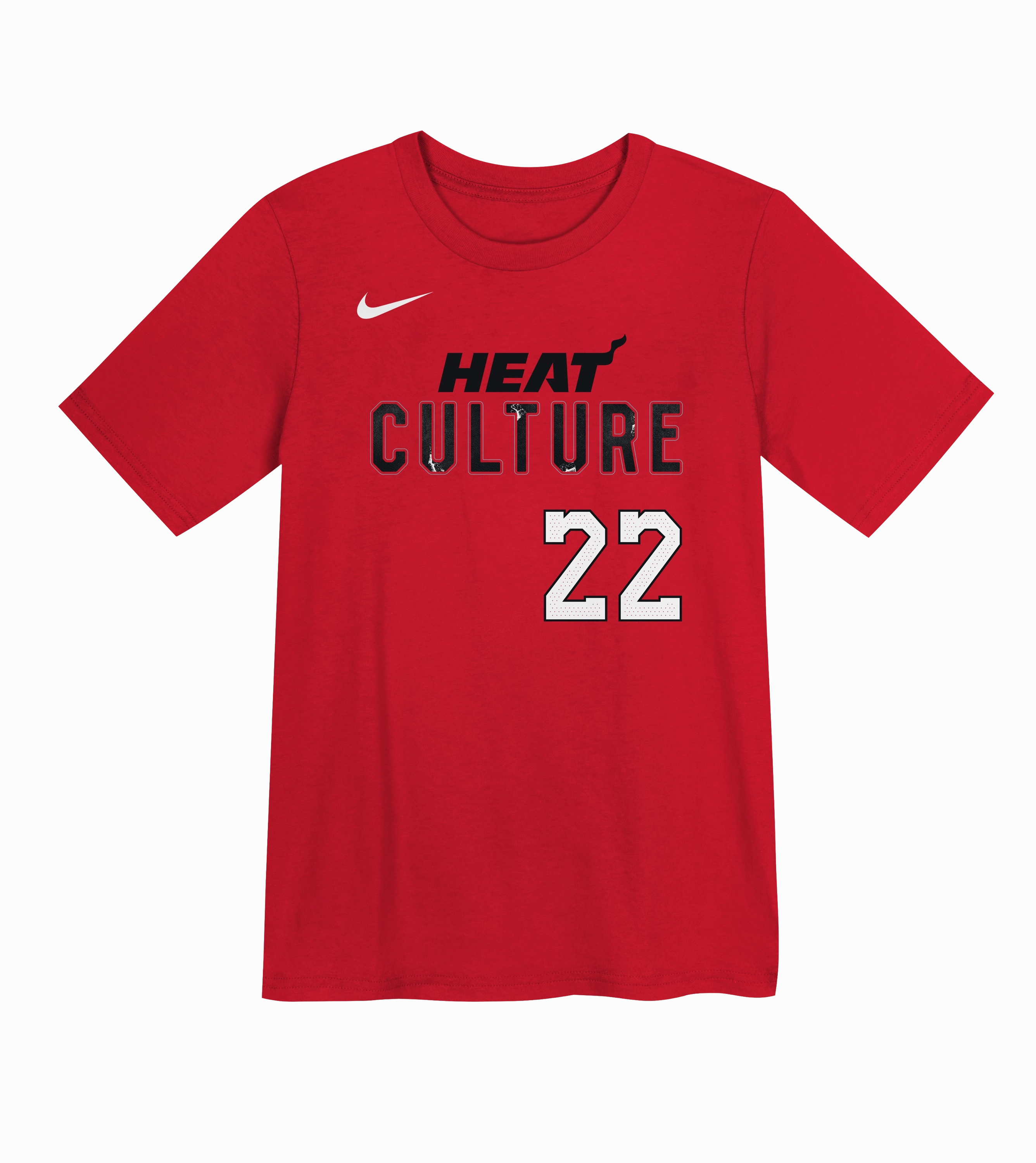 Jimmy Butler Nike HEAT Culture: Blood Red Name & Number Kids Tee