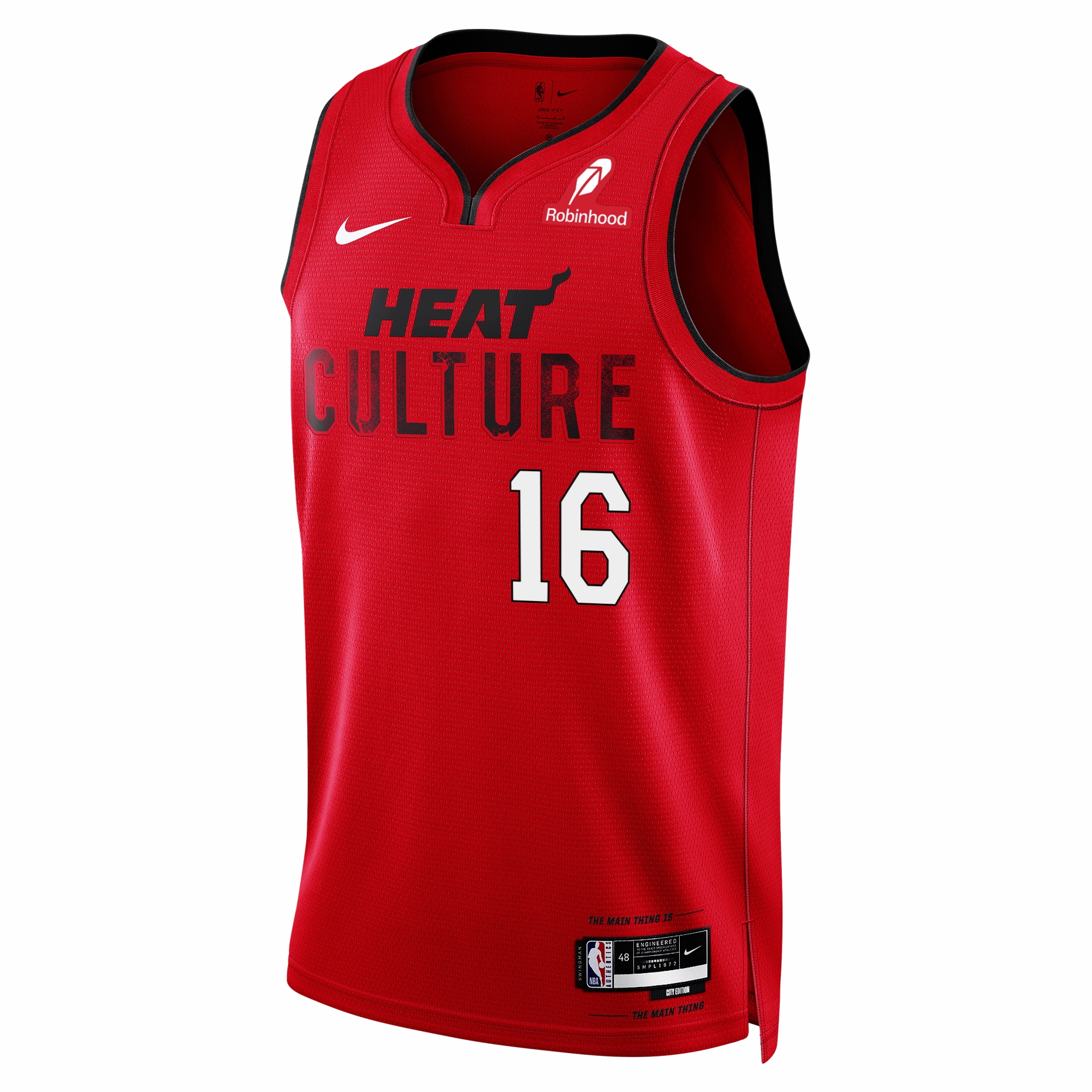 Keshad Johnson Nike HEAT Culture: Blood Red Swingman Jersey