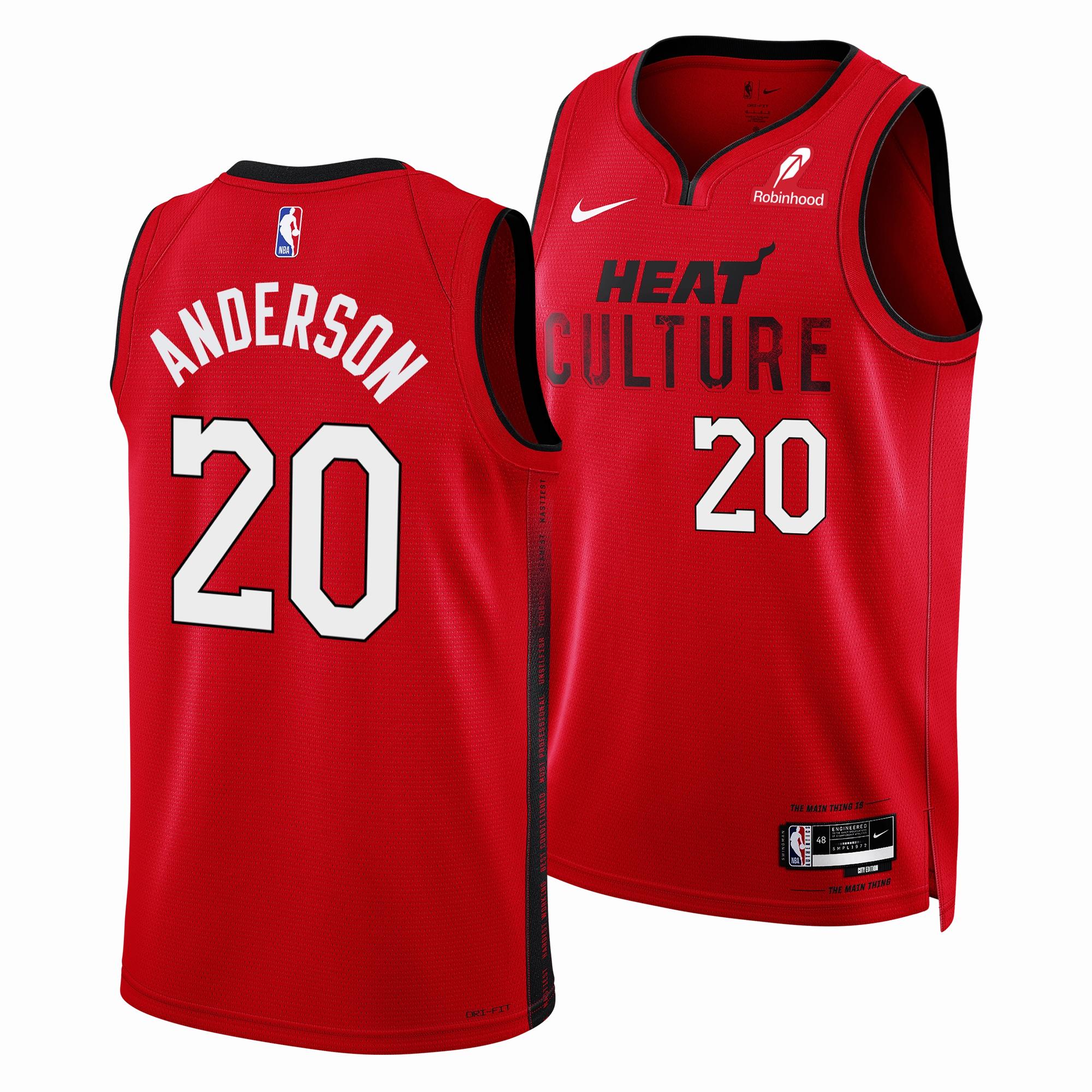 Kyle Anderson Nike HEAT Culture: Blood Red Youth Swingman Jersey