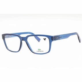 Lacoste Men's Eyeglasses - Blue Plastic Rectangular Shape Full Rim Frame | L2927 400