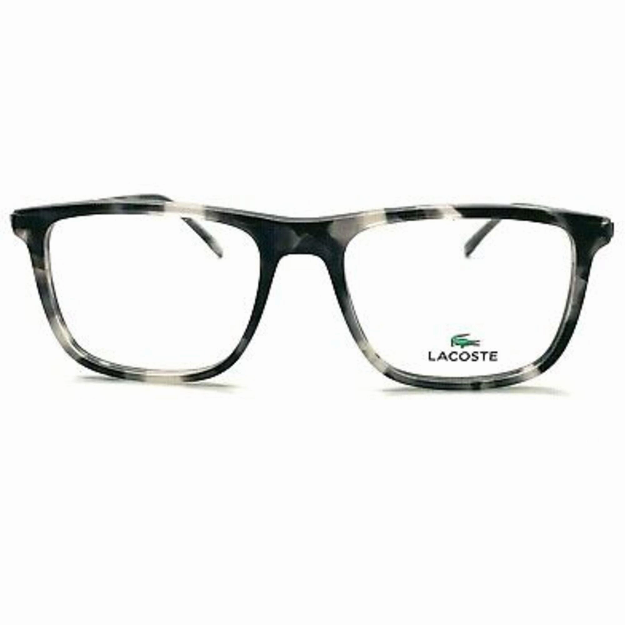 Lacoste Men's Eyeglasses - Havana Grey Plastic Square Frame | LACOSTE L2871 219