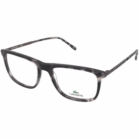 Lacoste Men's Eyeglasses - Havana Grey Plastic Square Frame | LACOSTE L2871 219