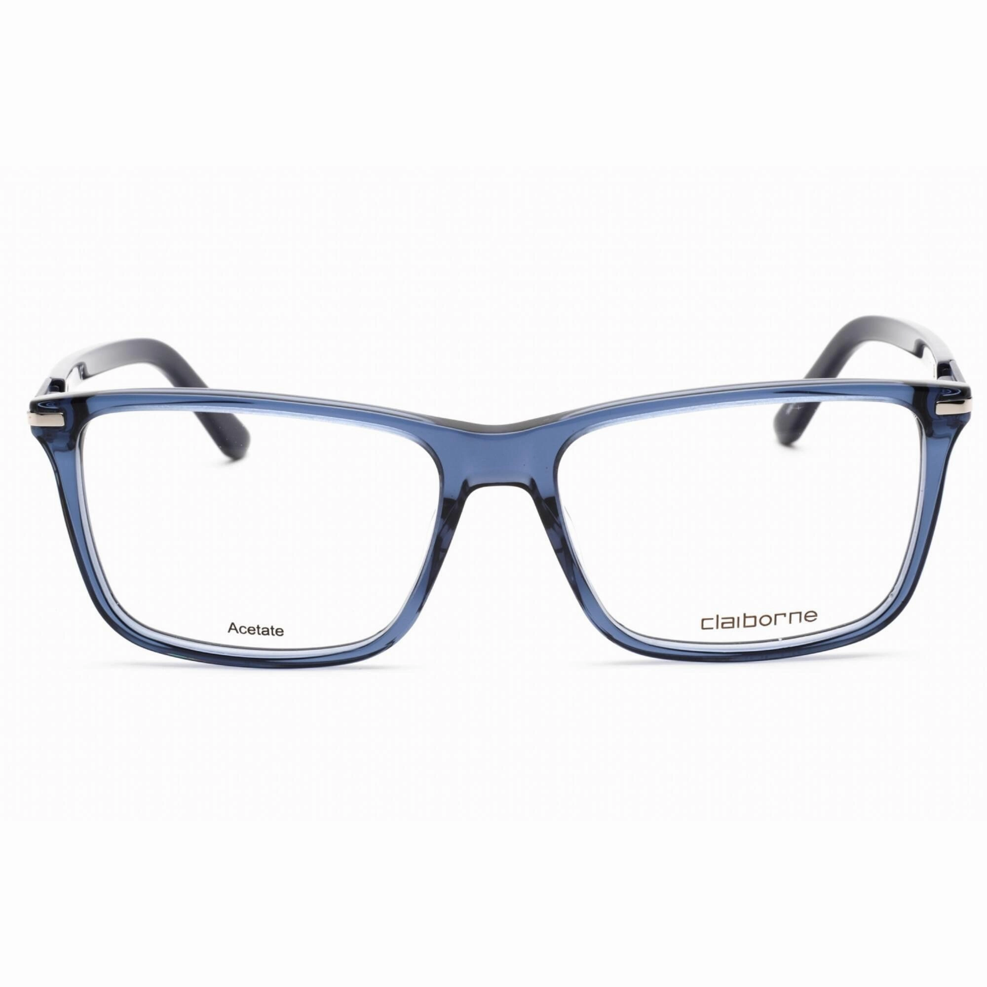 Liz Claiborne Men's Eyeglasses - Crystal Blue Rectangular Shape Frame | CB 318 0OXZ 00