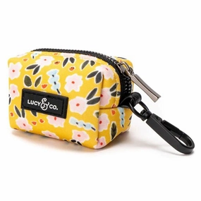 Lucy & Co. Poop Bag Holder Little Lamb Flowers Dog Leads
