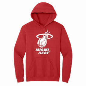Miami HEAT Logo Red Hoodie