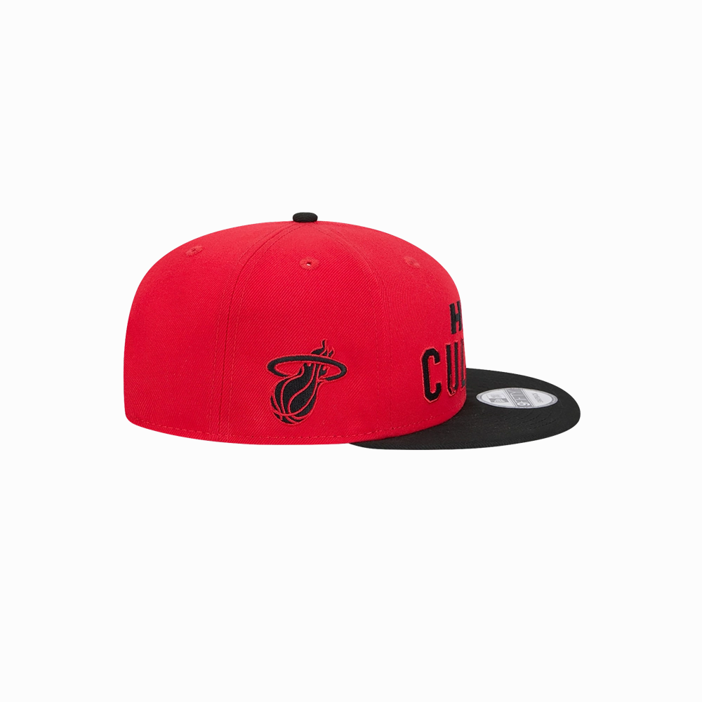 New Era HEAT Culture: Blood Red Wordmark Snapback