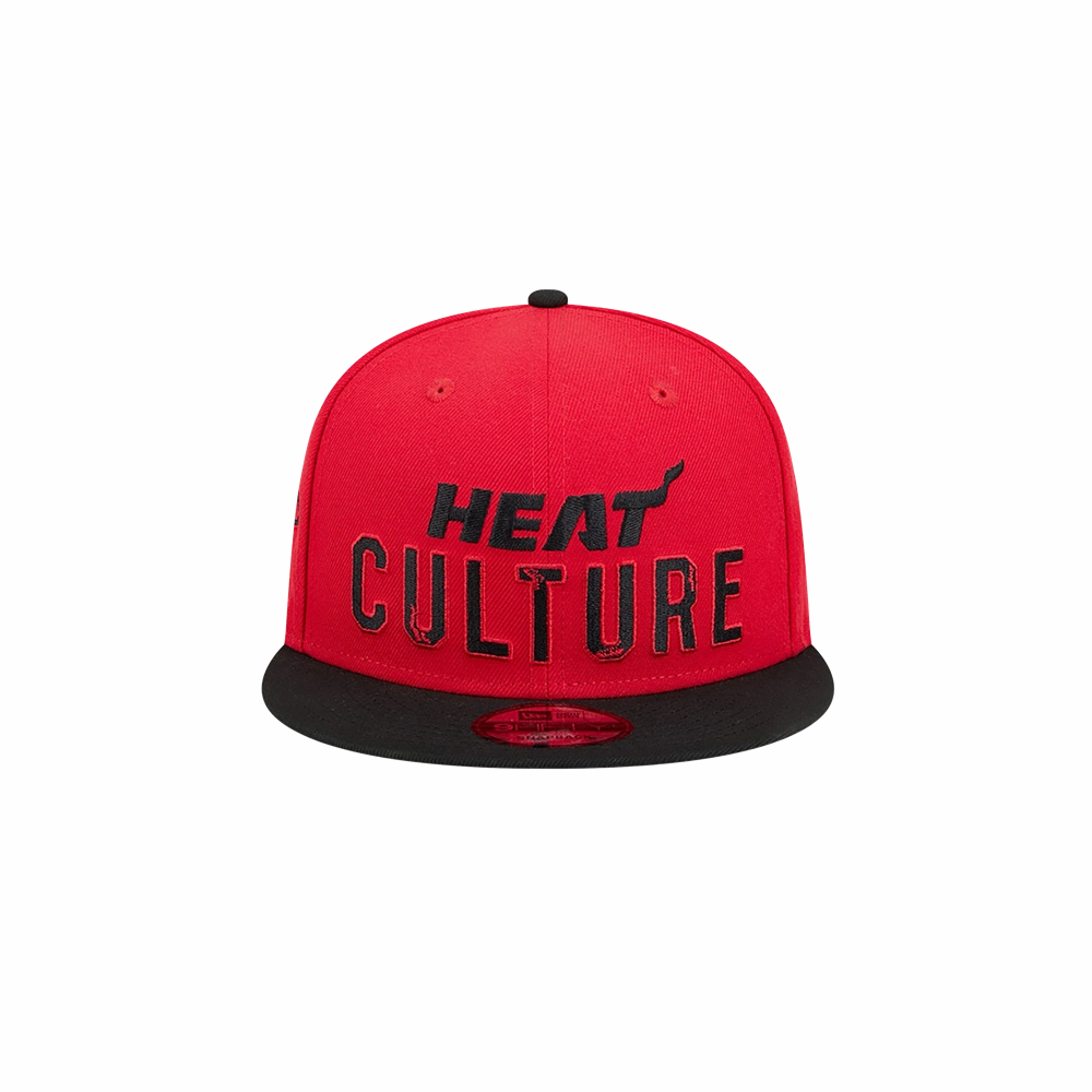 New Era HEAT Culture: Blood Red Wordmark Snapback