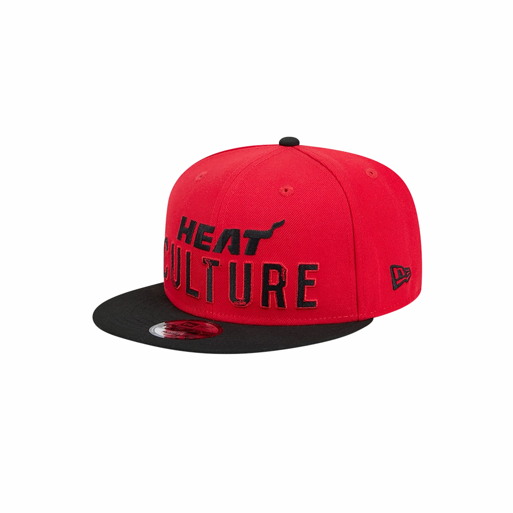 New Era HEAT Culture: Blood Red Wordmark Snapback