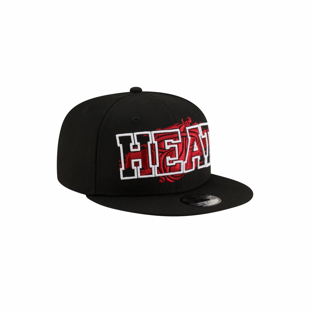 New Era Miami HEAT Black Splatter Youth Snapback
