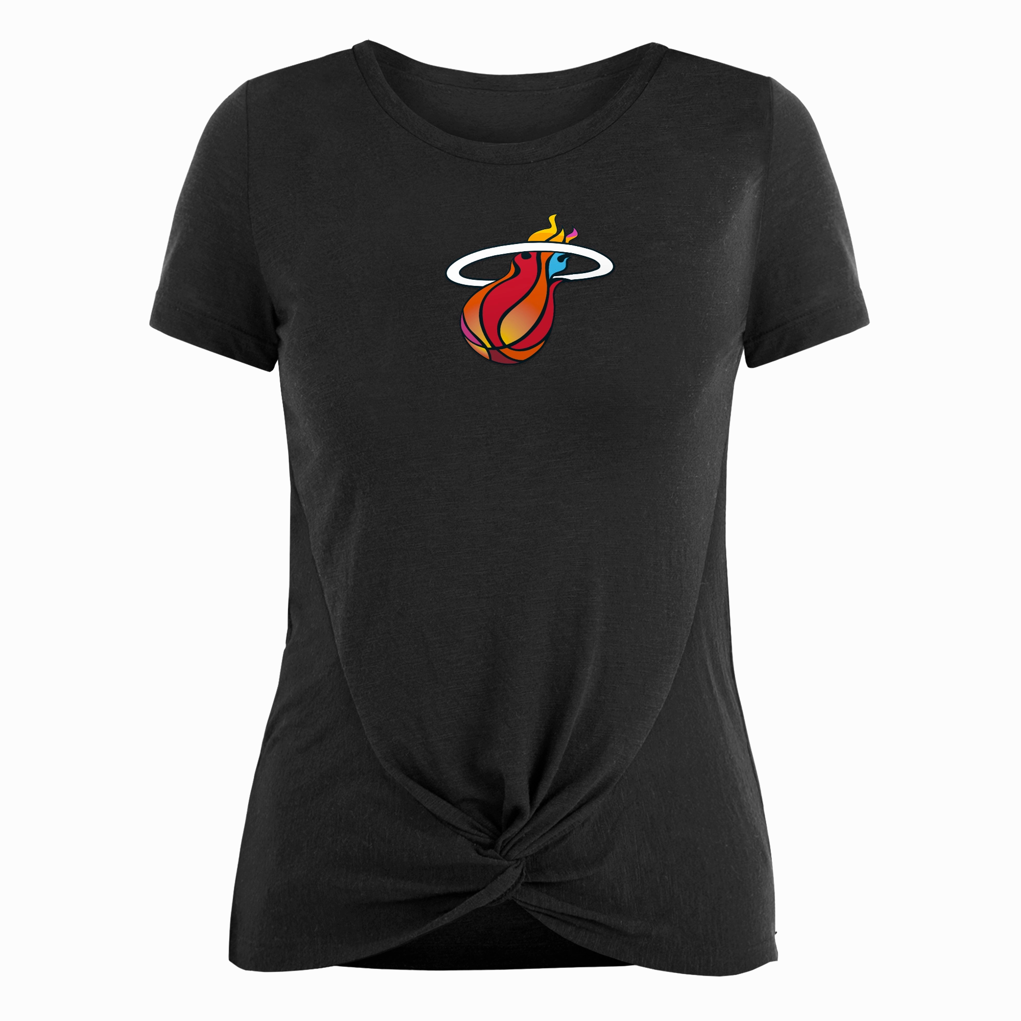 New Era Miami HEAT Mashup Logo Women's Black Tee
