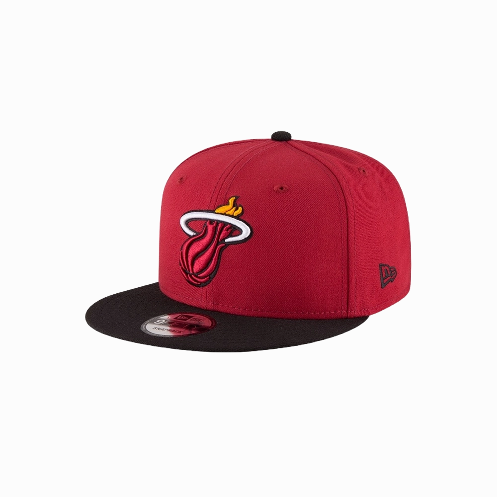 New Era Miami HEAT Red Logo Snapback