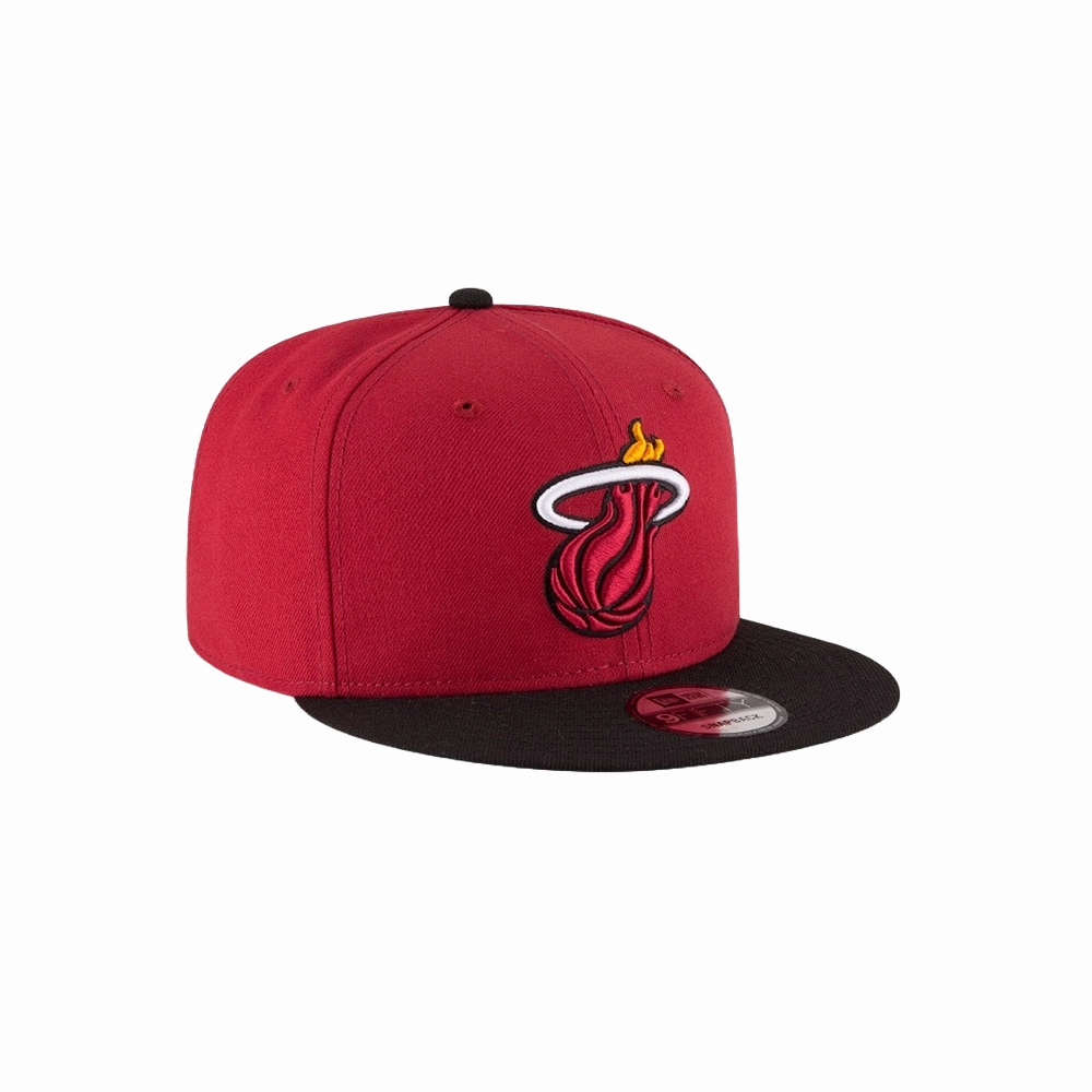 New Era Miami HEAT Red Logo Snapback