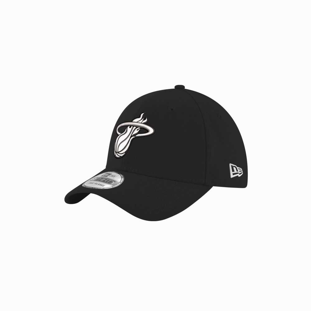 New Era Miami HEAT White Logo Flex Fit Hat