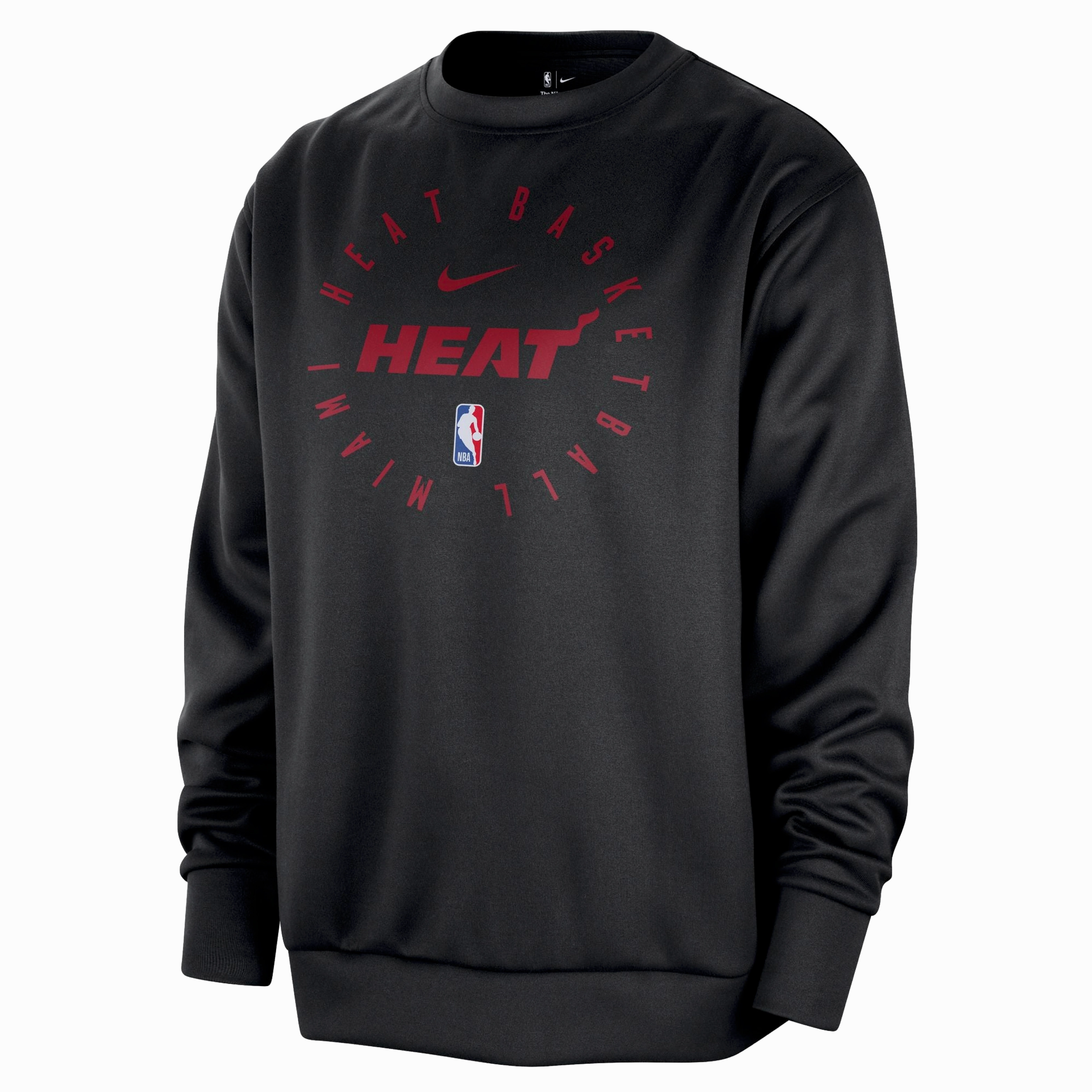 Nike Miami HEAT 2024/25 On-Court Practice Crewneck