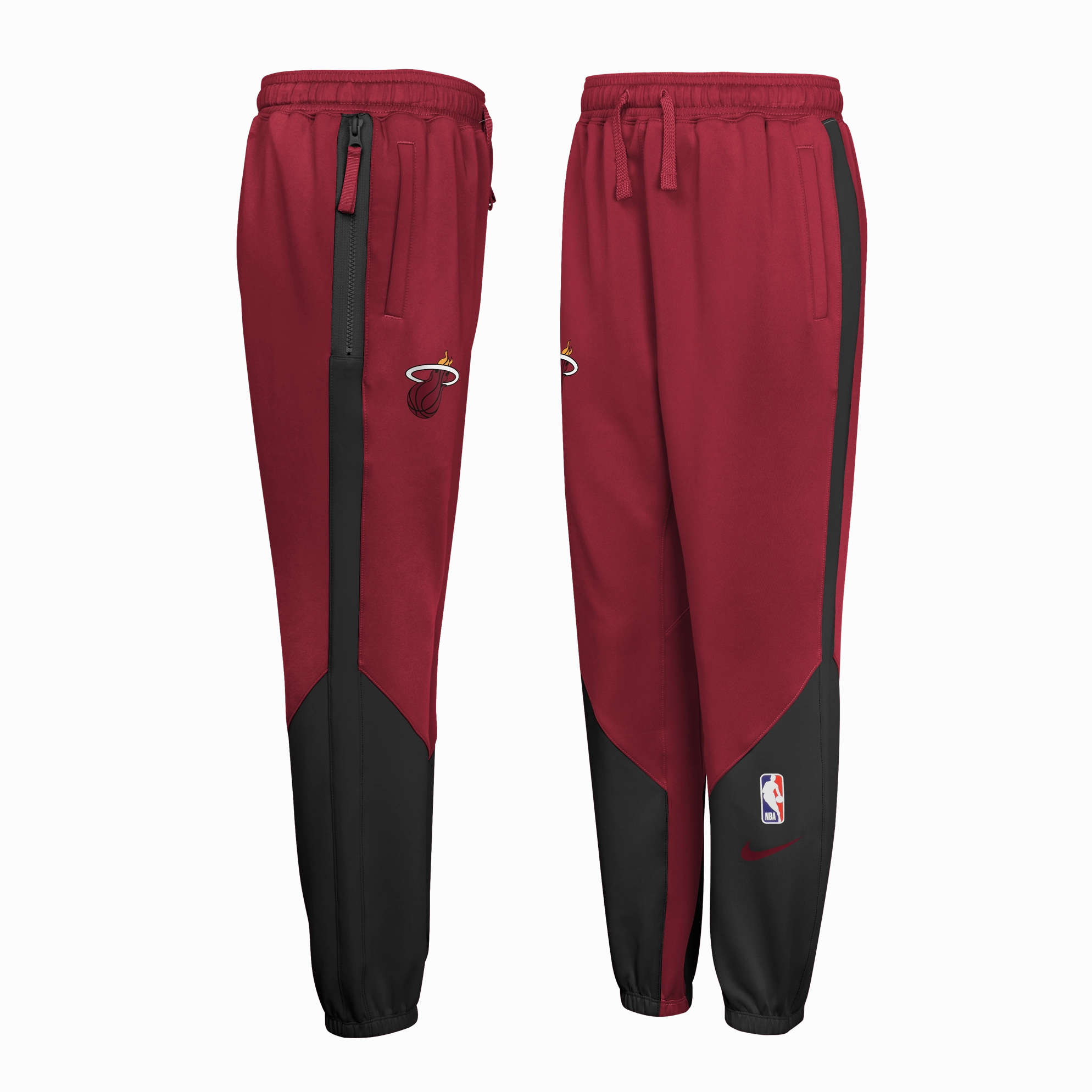 Nike Miami HEAT 2024-25 Statement Red Showtime Youth Pants