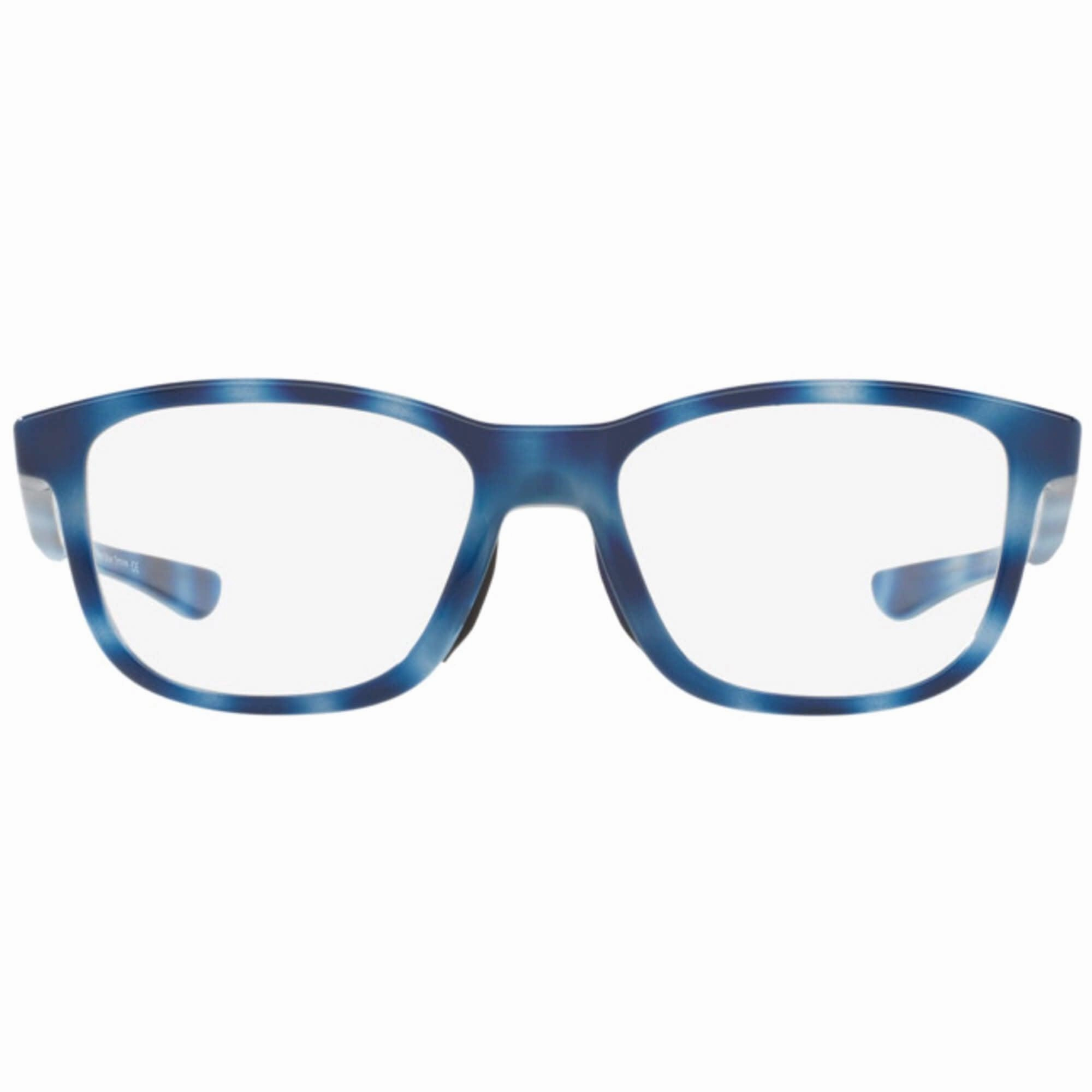 Oakley Men's Eyeglasses - Blue Tort Plastic Square Frame Demo Lens | OAKLEY 0OX8106 5