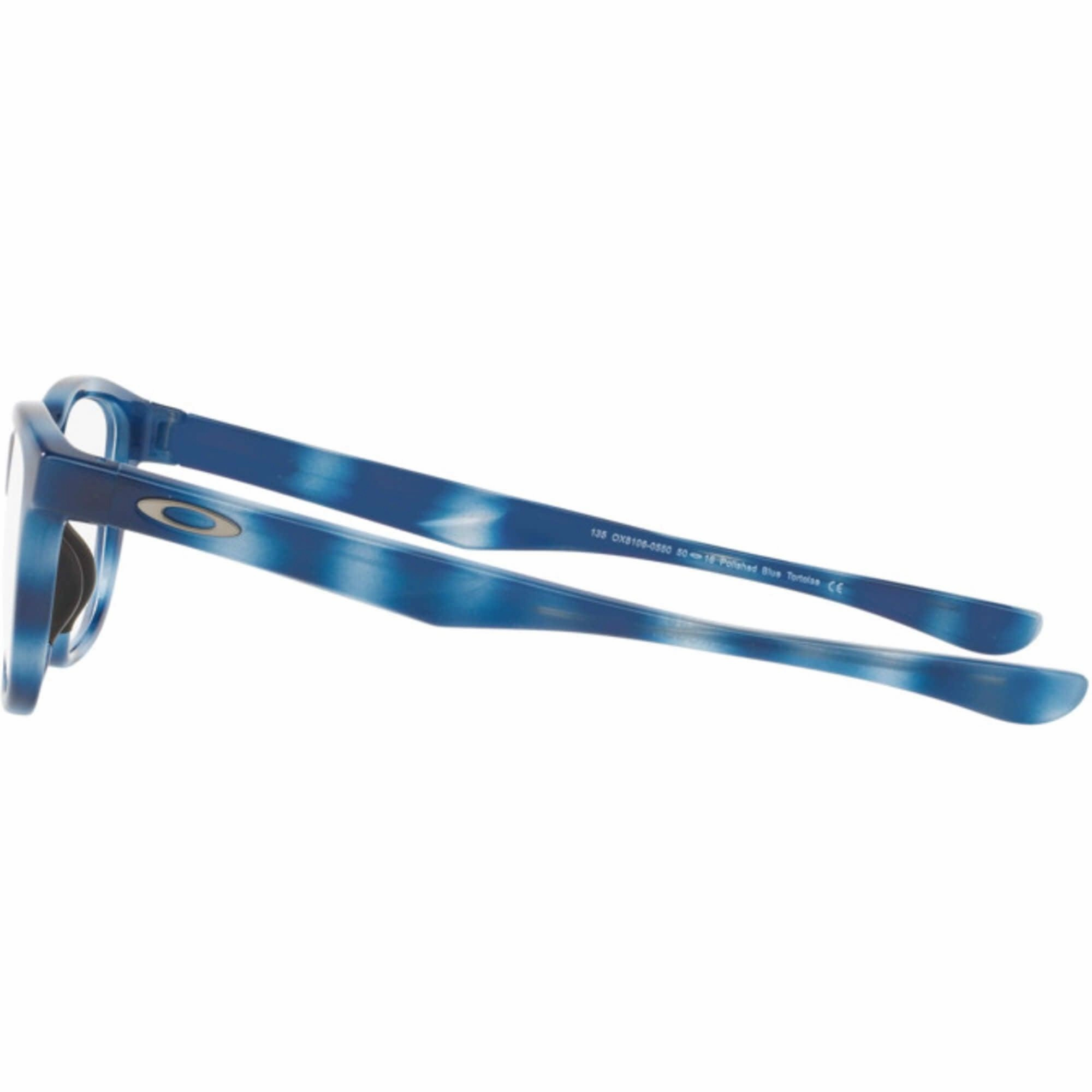 Oakley Men's Eyeglasses - Blue Tort Plastic Square Frame Demo Lens | OAKLEY 0OX8106 5