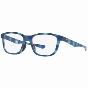 Oakley Men's Eyeglasses - Blue Tort Plastic Square Frame Demo Lens | OAKLEY 0OX8106 5