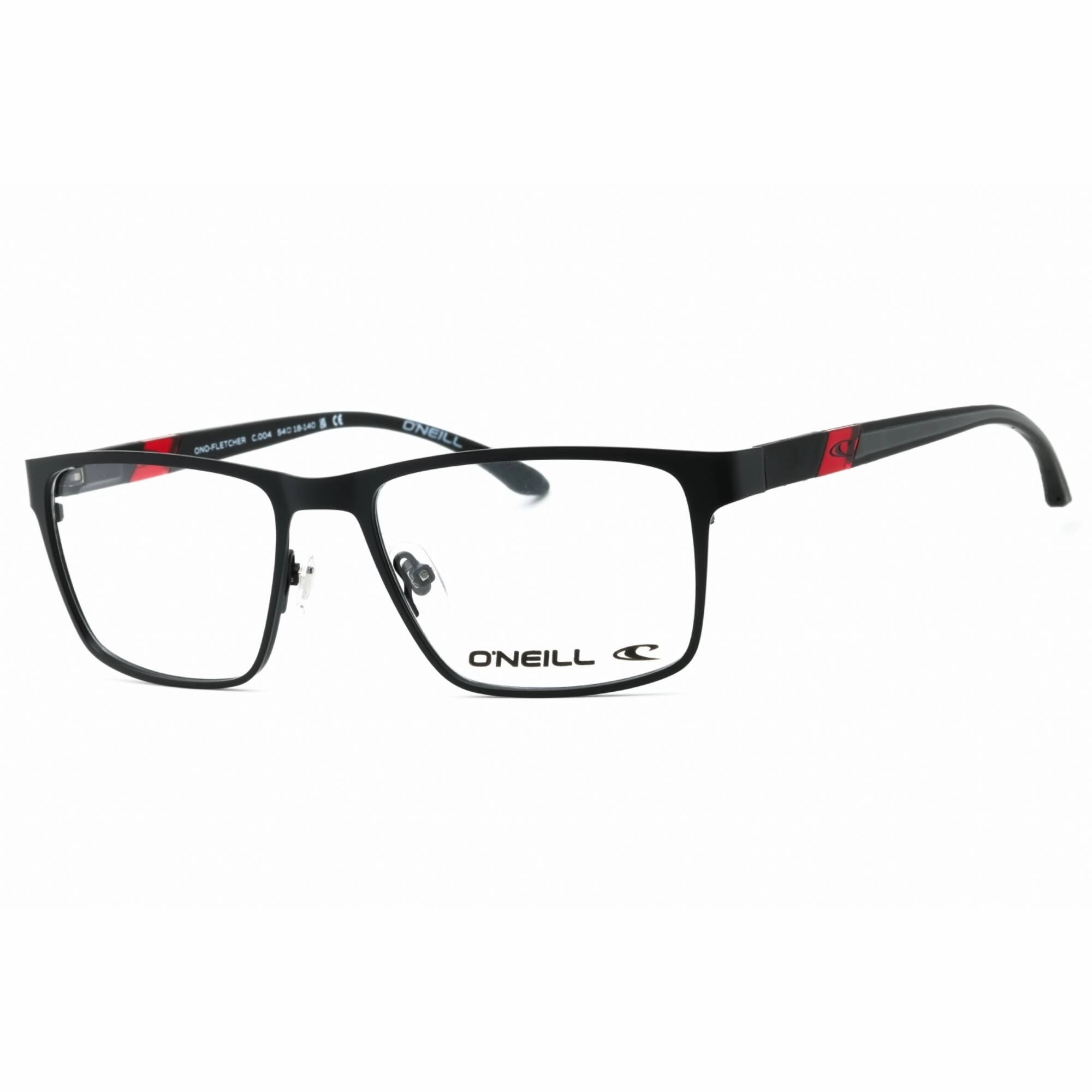 ONeill Men's Eyeglasses - Matte Black Metal Rectangular Shape Frame | ONO-FLETCHER 004