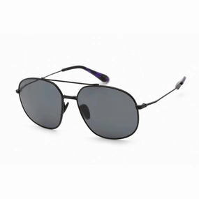 Prada Men's Sunglasses - Full Rim Black Metal Aviator Shape Frame | 0PR 51YS 1AB5Z1