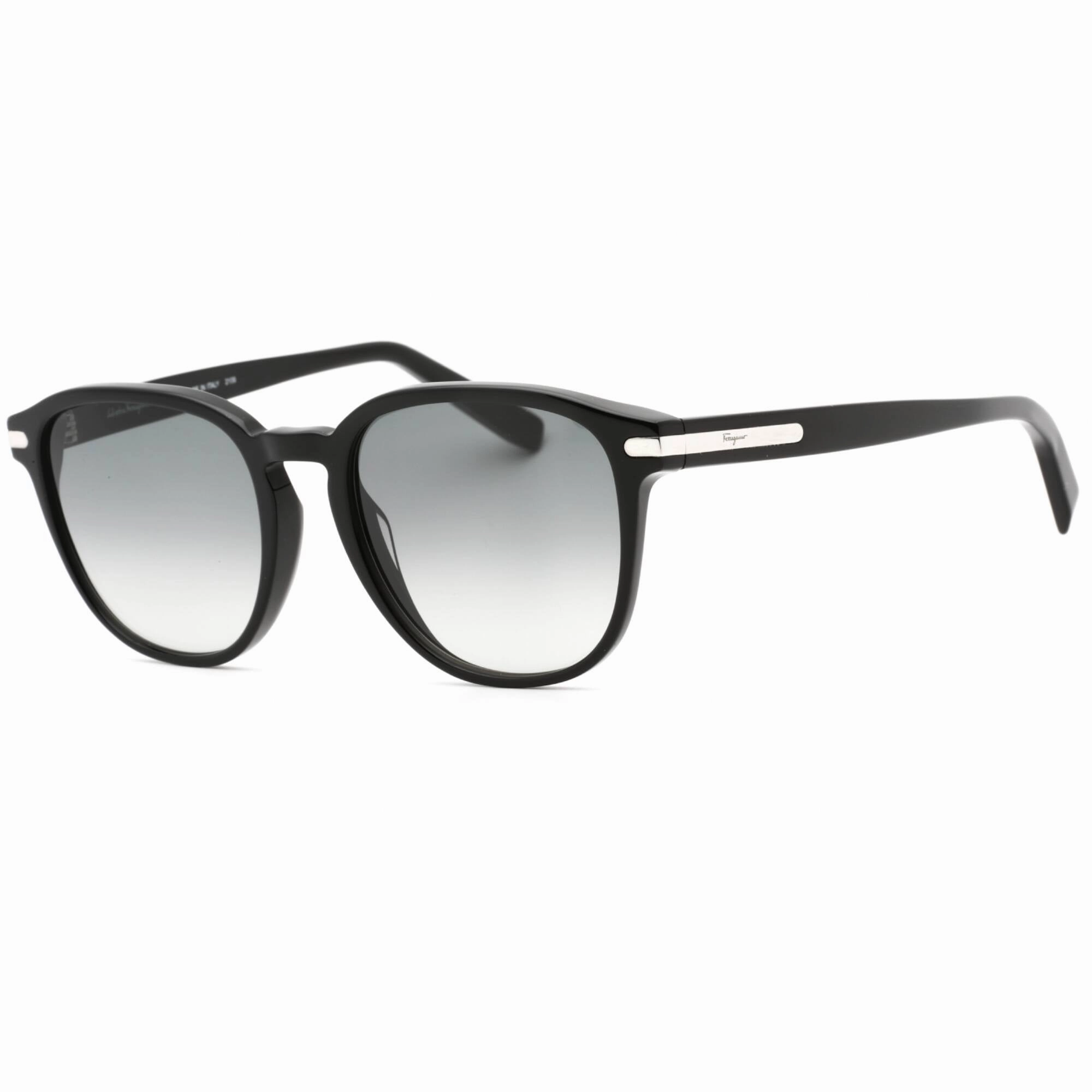 Salvatore Ferragamo Men's Sunglasses - Black Rectangular Plastic Full Rim | SF993S 001