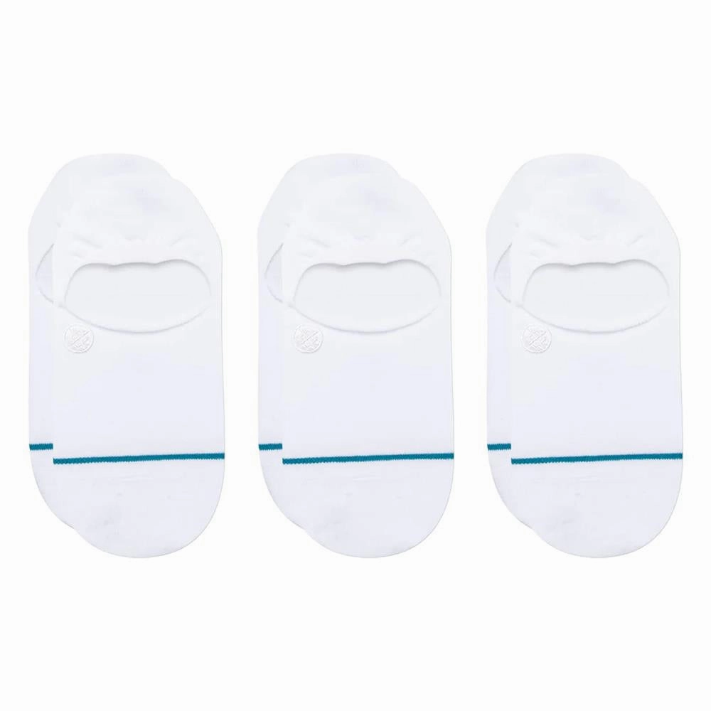 Stance Icon No Show Socks 3-Pack - White - Large