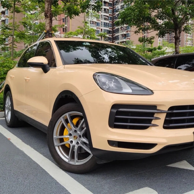 Super Gloss Light Sand Car Wrap