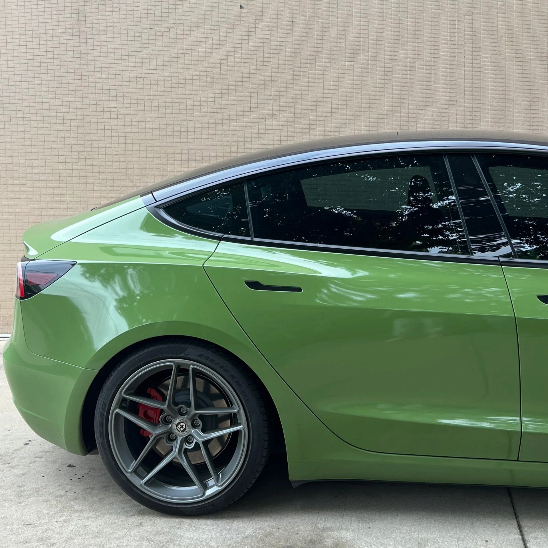 Super Gloss Racing Green Car Wrap