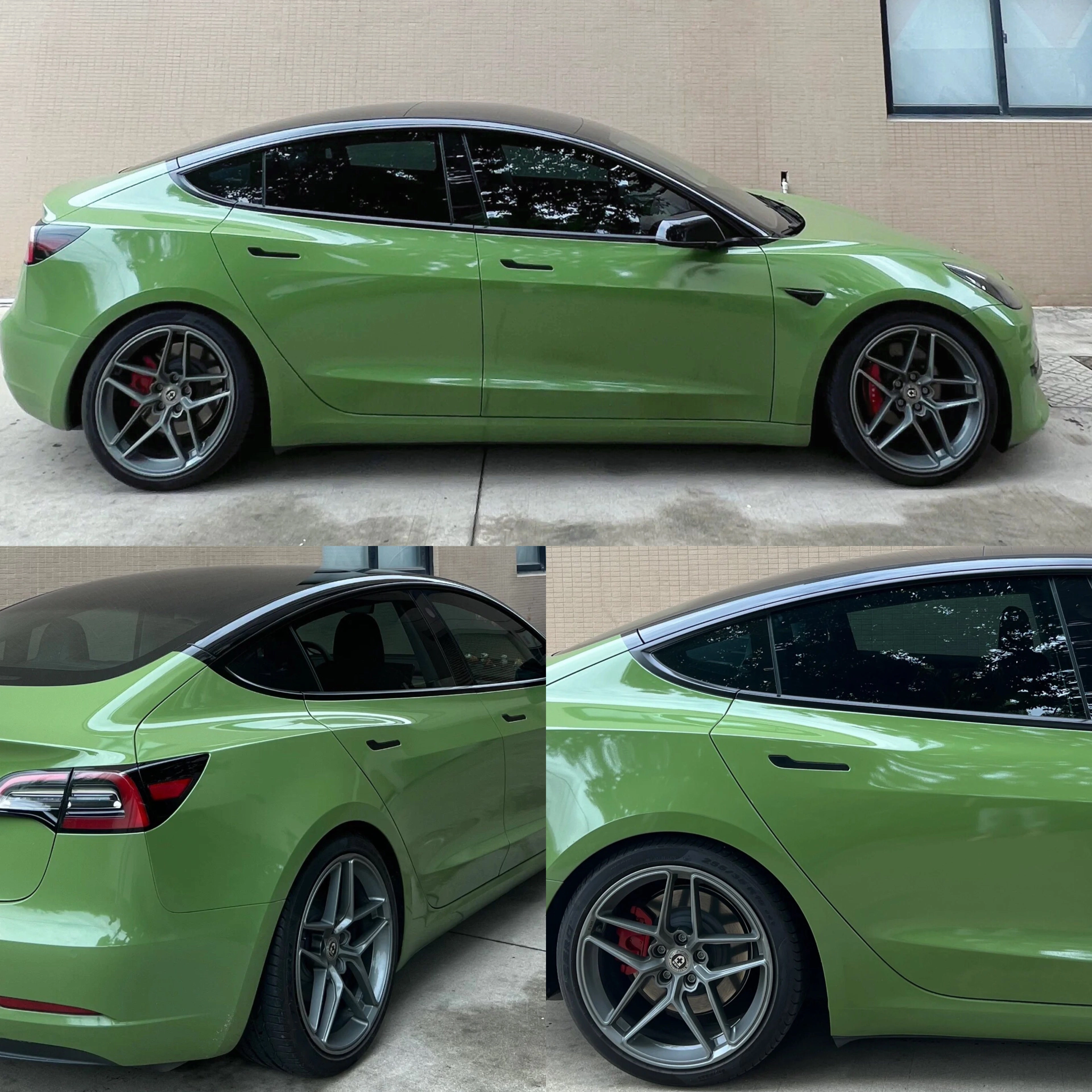 Super Gloss Racing Green Car Wrap