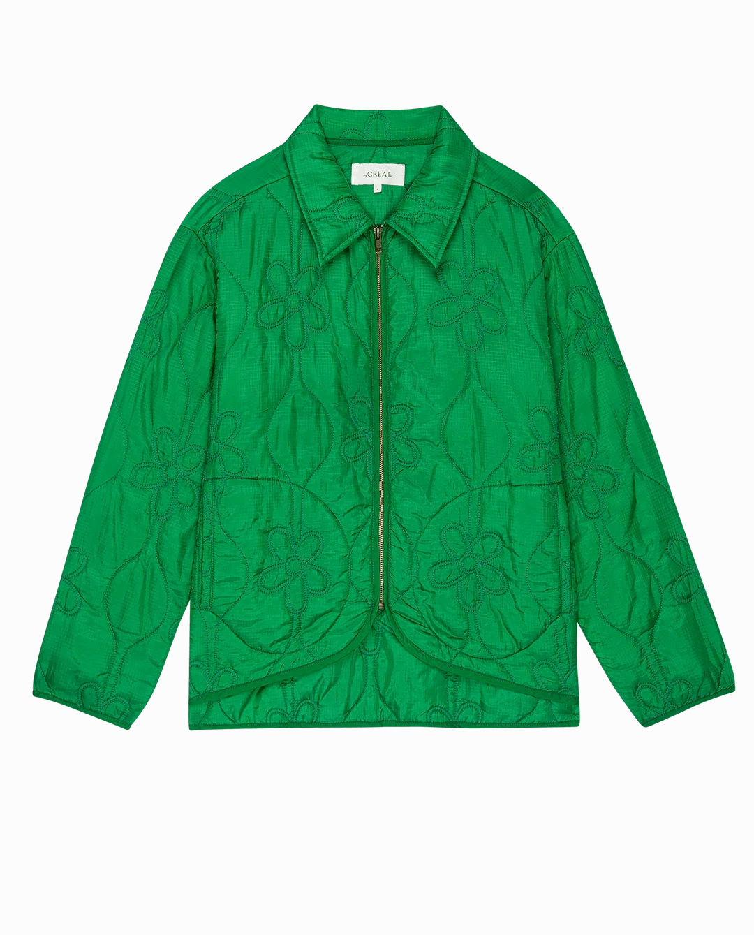 THE GREAT - Dill Daisy Quilted Jacket
