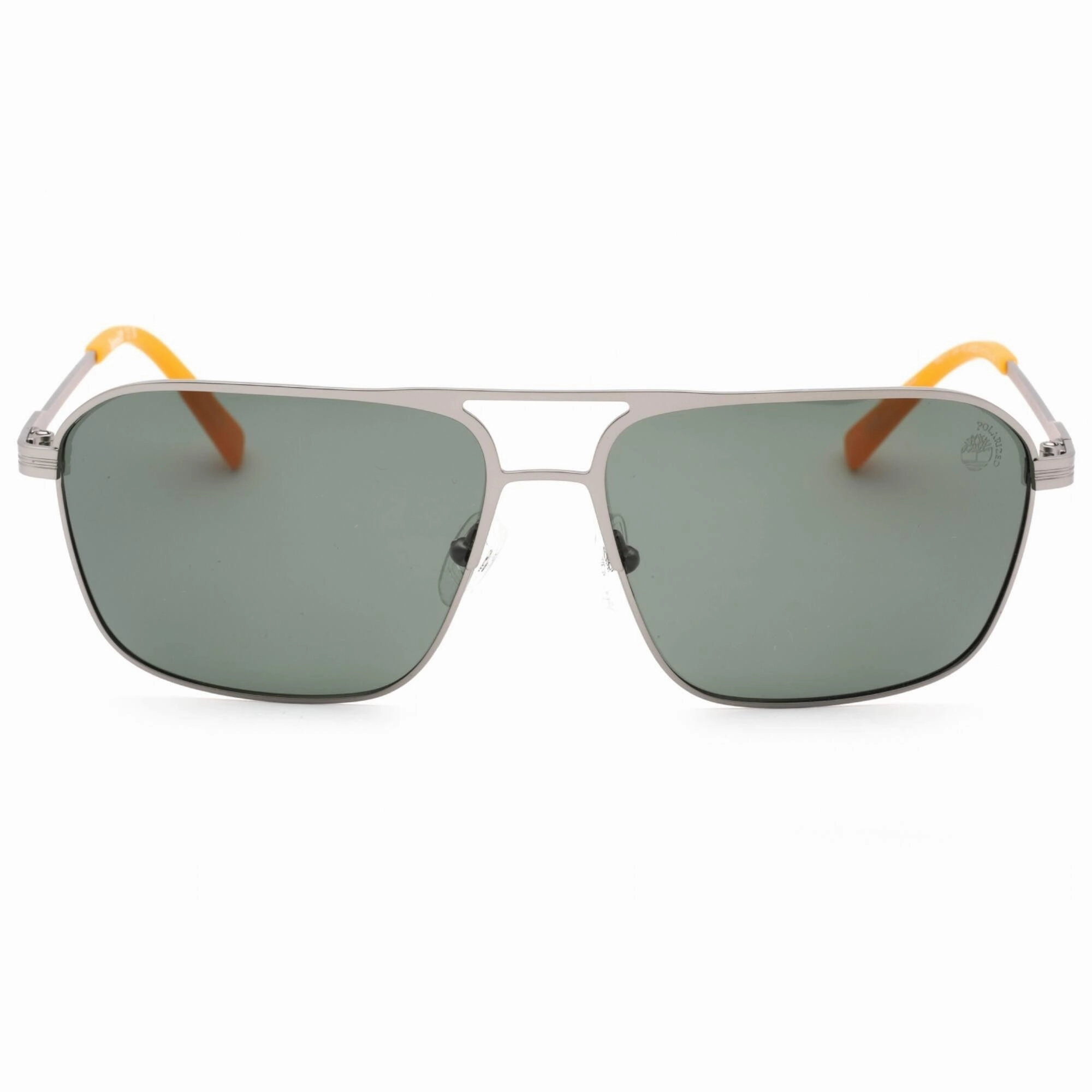 Timberland Men's Sunglasses - Matte Gunmetal Full Rim Rectangular Frame | TB9316 09R
